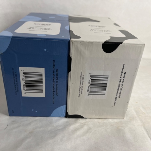 Think Tank Scholar Division and Addition Flash Cards 335 Total - Picture 6 of 7